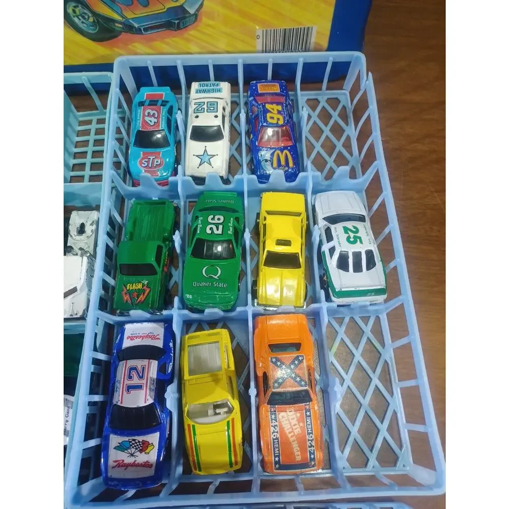Vintage HotWheels Case W/ HotWheels Macthbox ,Kidco Cars Lot Of 34 Cars